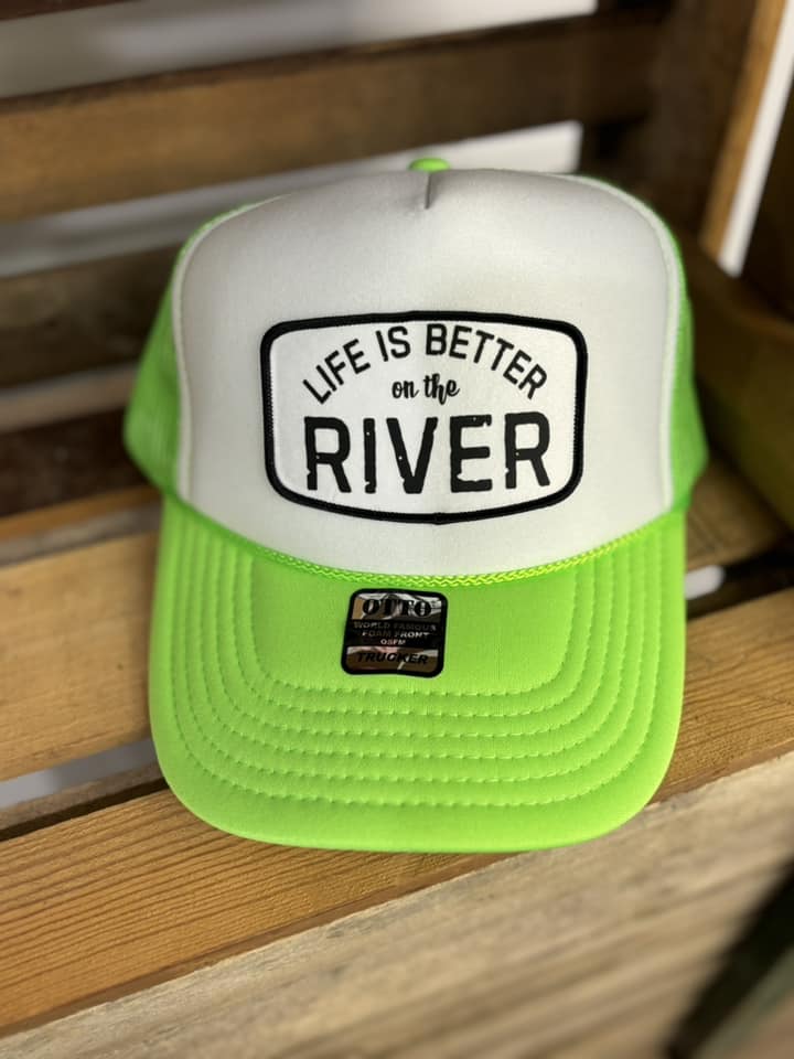 Life Is Better on the River Otto Trucker Hat