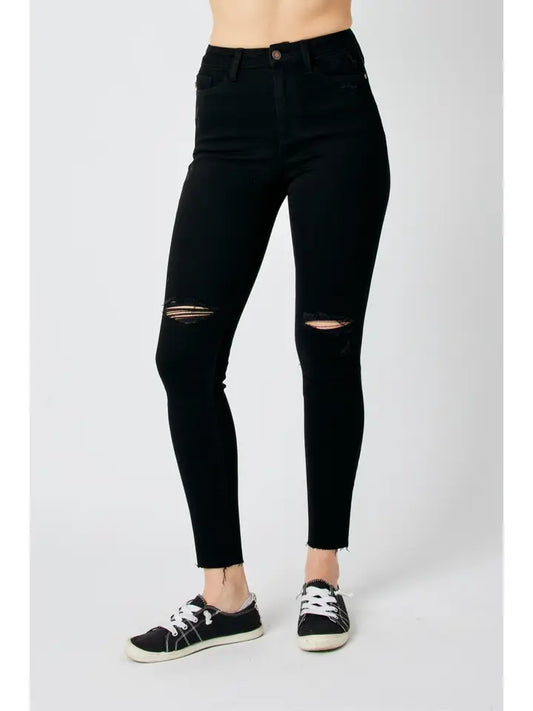 Judy Blue Hw Heavy Destroy Raw Hem Skinny