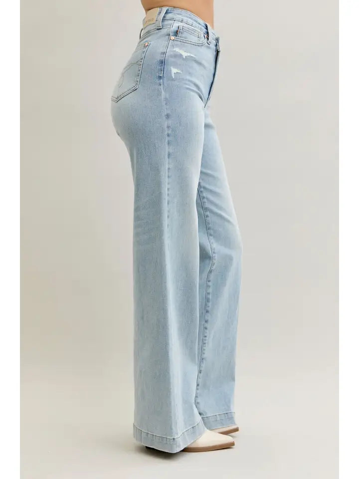 Judy Blue Hw Retro Wide Criss Cross