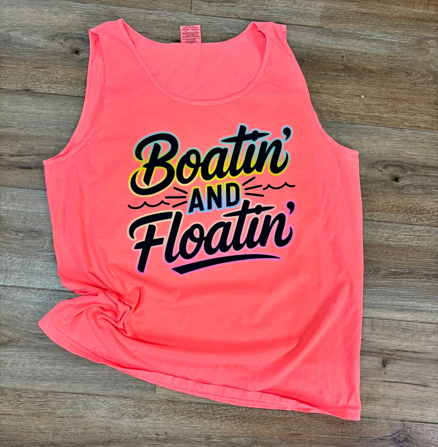 Boatin' and Floatin' Tank Top