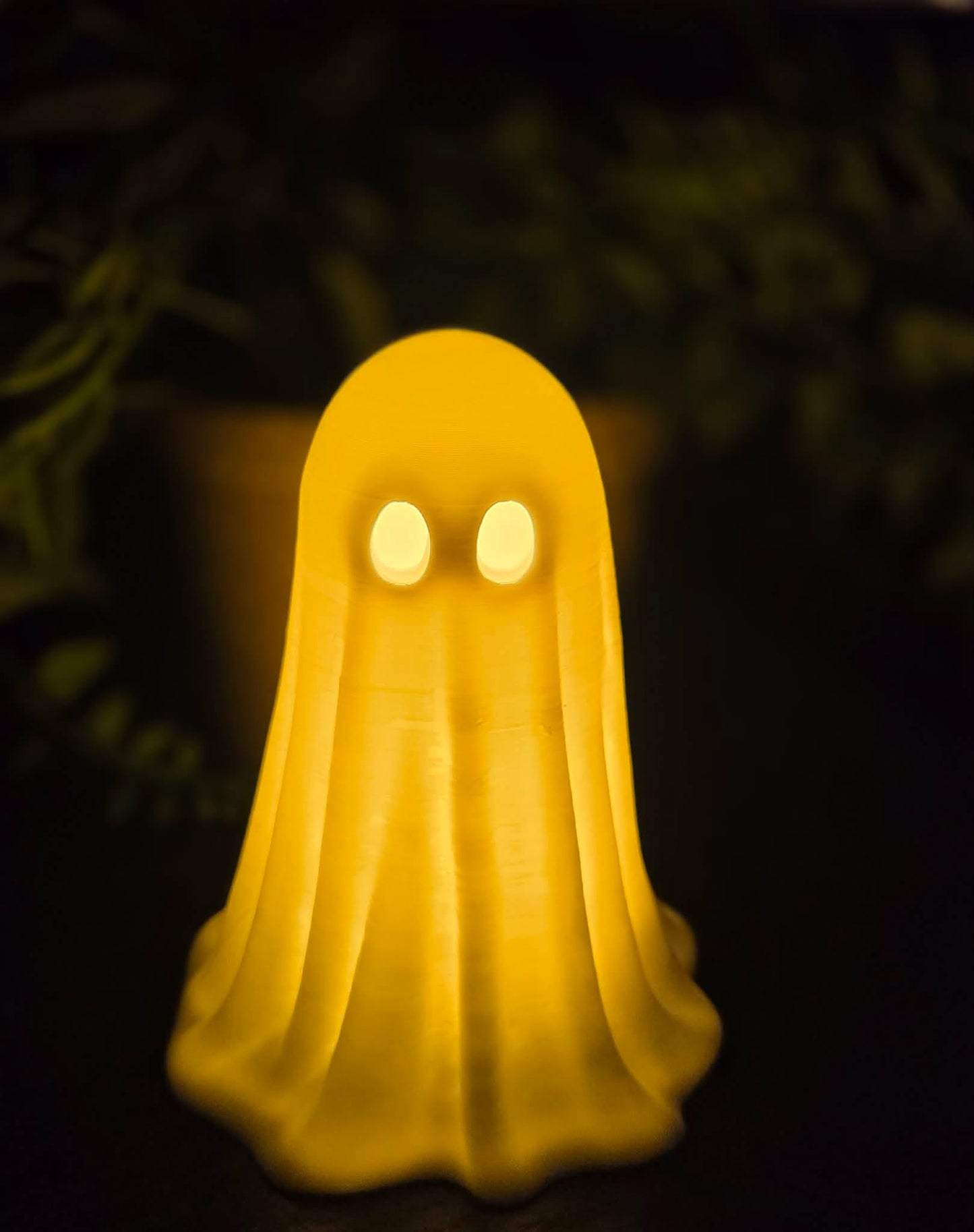 Ghost LED Tea Light | Halloween Ghost Decor | Light Up Ghost Decoration