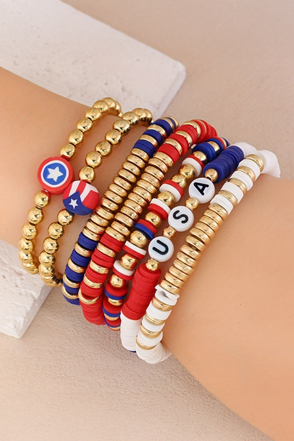 USA Multi Layered Bracelet