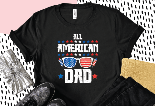 All American Dad Graphic Tee