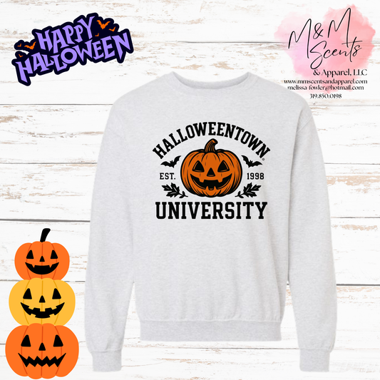 Halloweentown University Sweatshirt | Halloween Graphic Crewneck