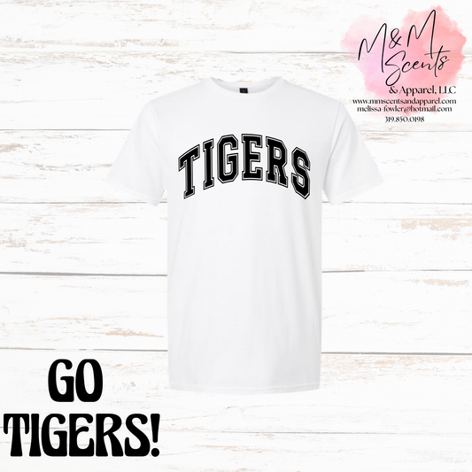 New London Tigers Varsity Graphic Tee | Classic School Spirit Shirt