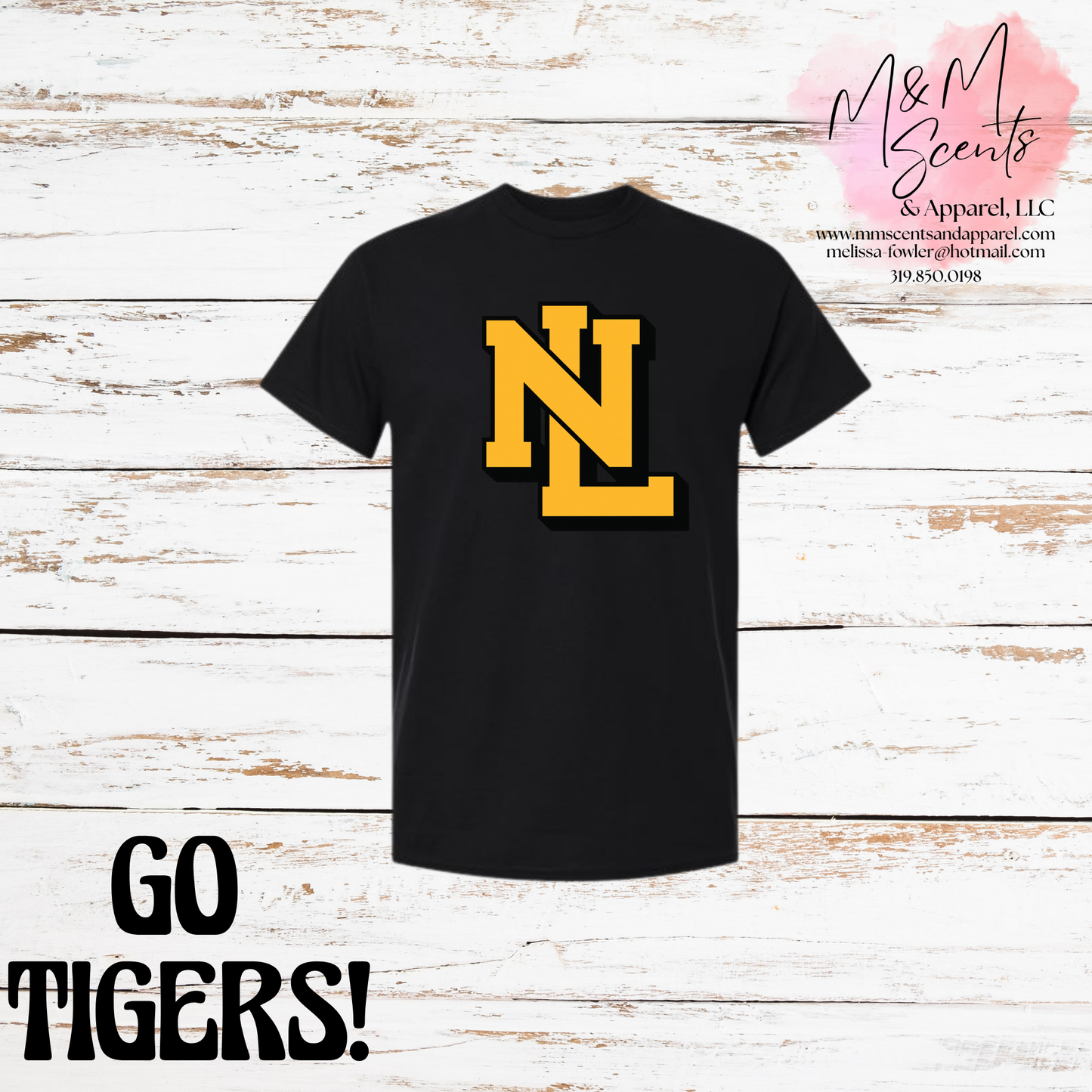 New London NL Logo Tee | Classic School Spirit Shirt