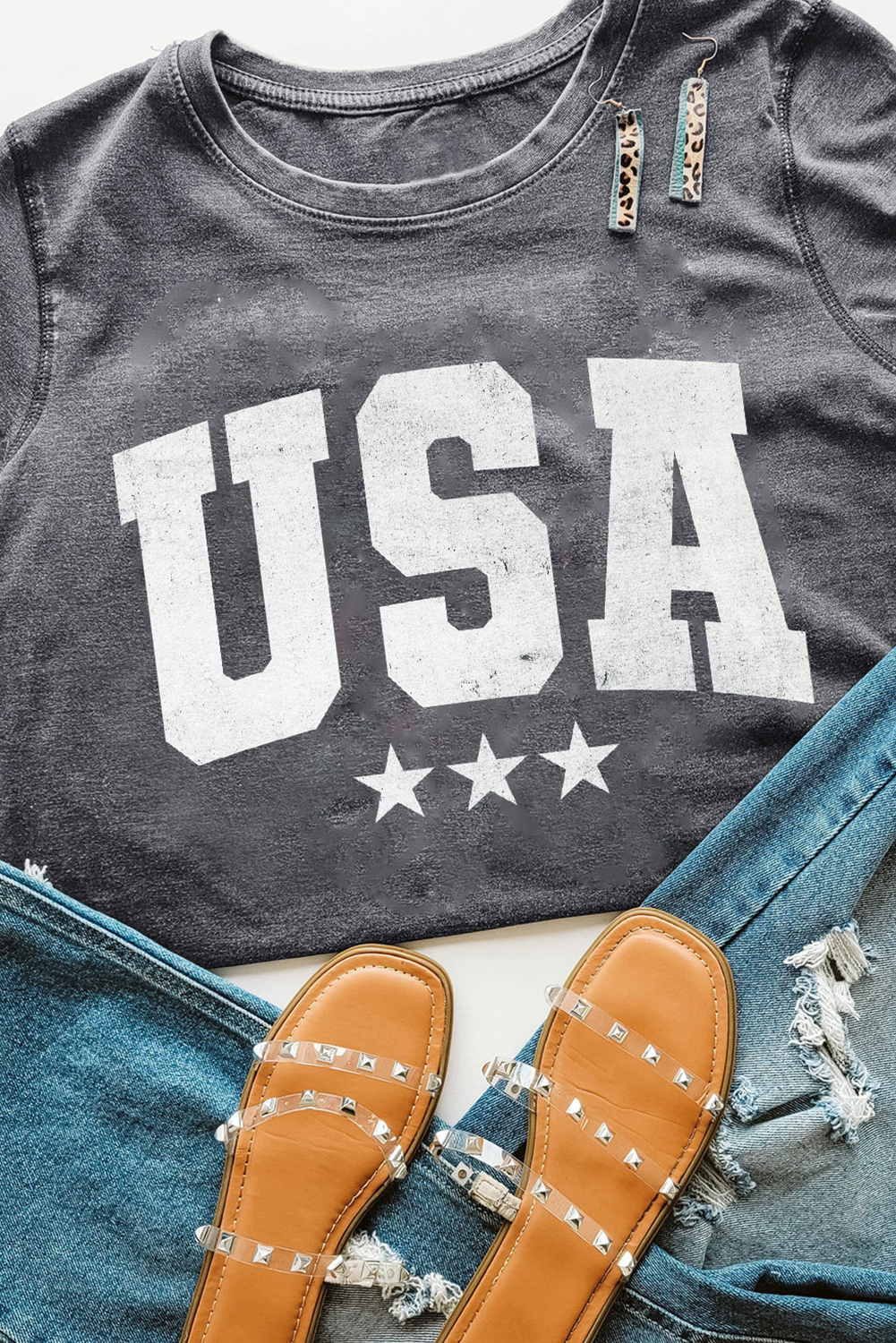 USA Vintage Star Graphic Tee