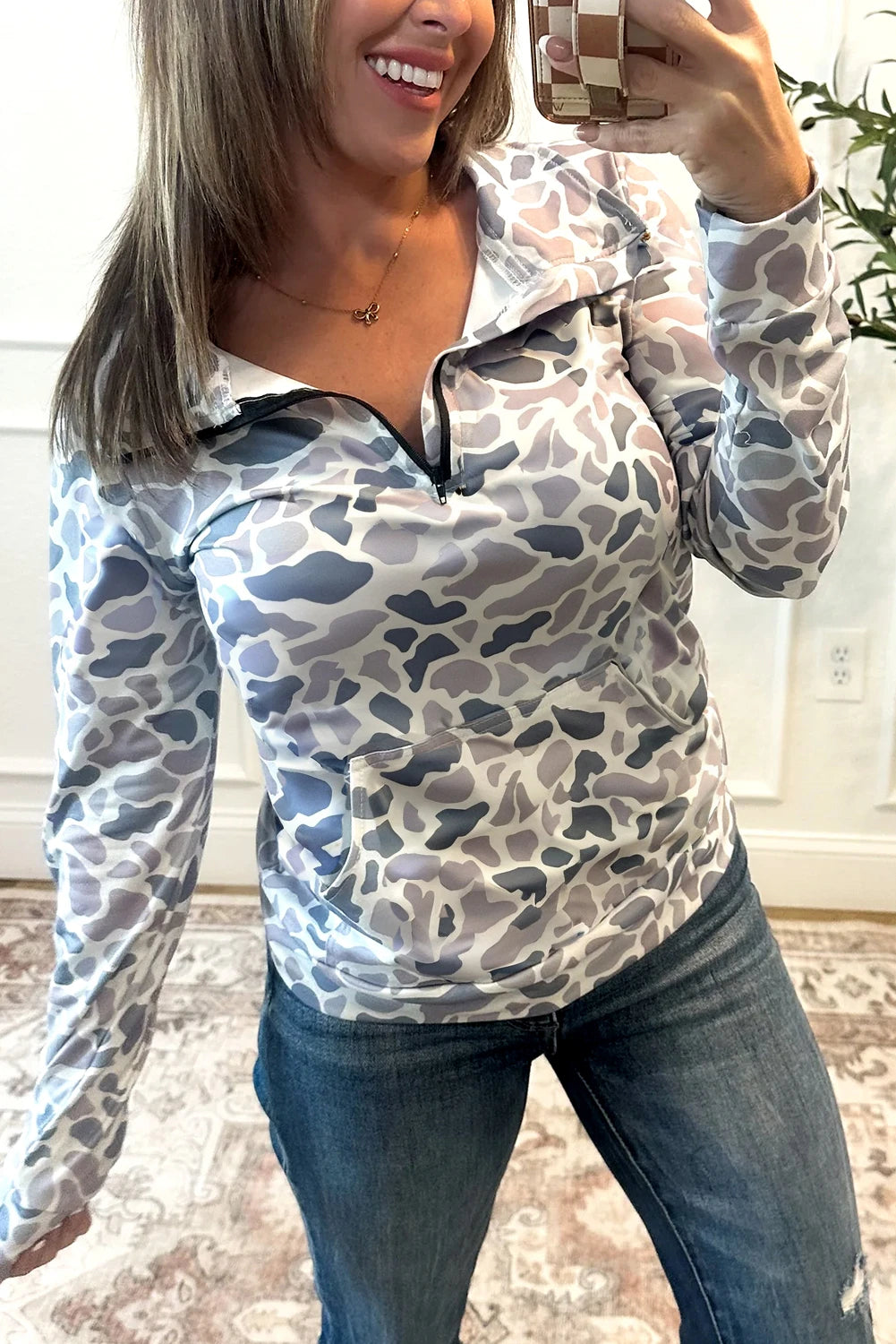 Camo Quarter Zip