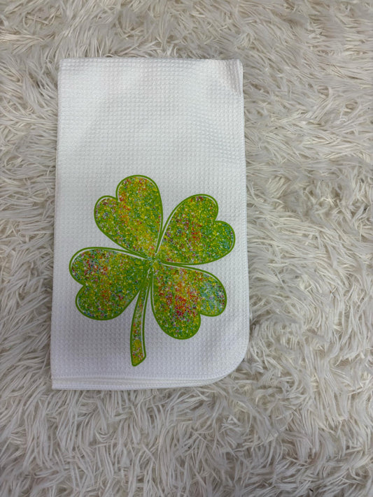 Shimmer Shamrock Towel