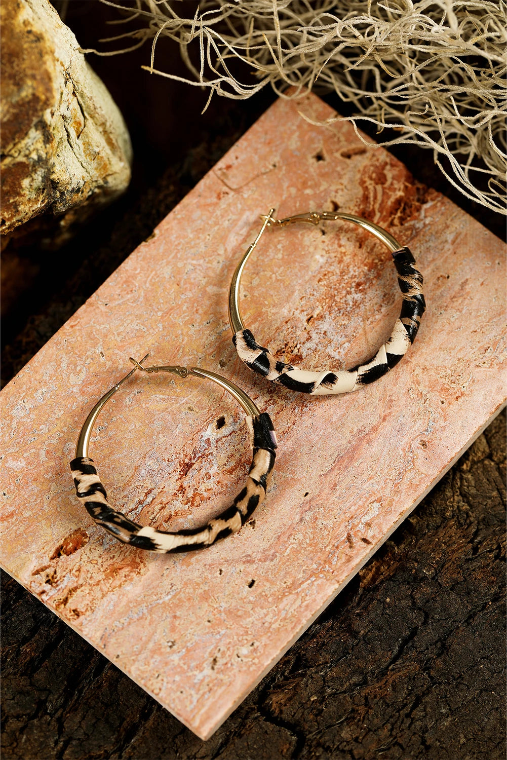 Leopard Detail Hoop