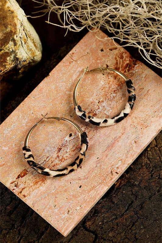 Leopard Detail Hoop