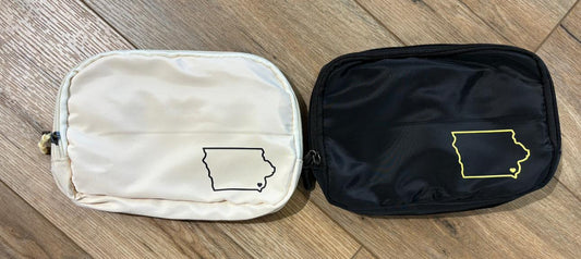 Iowa Outline Belt Bag