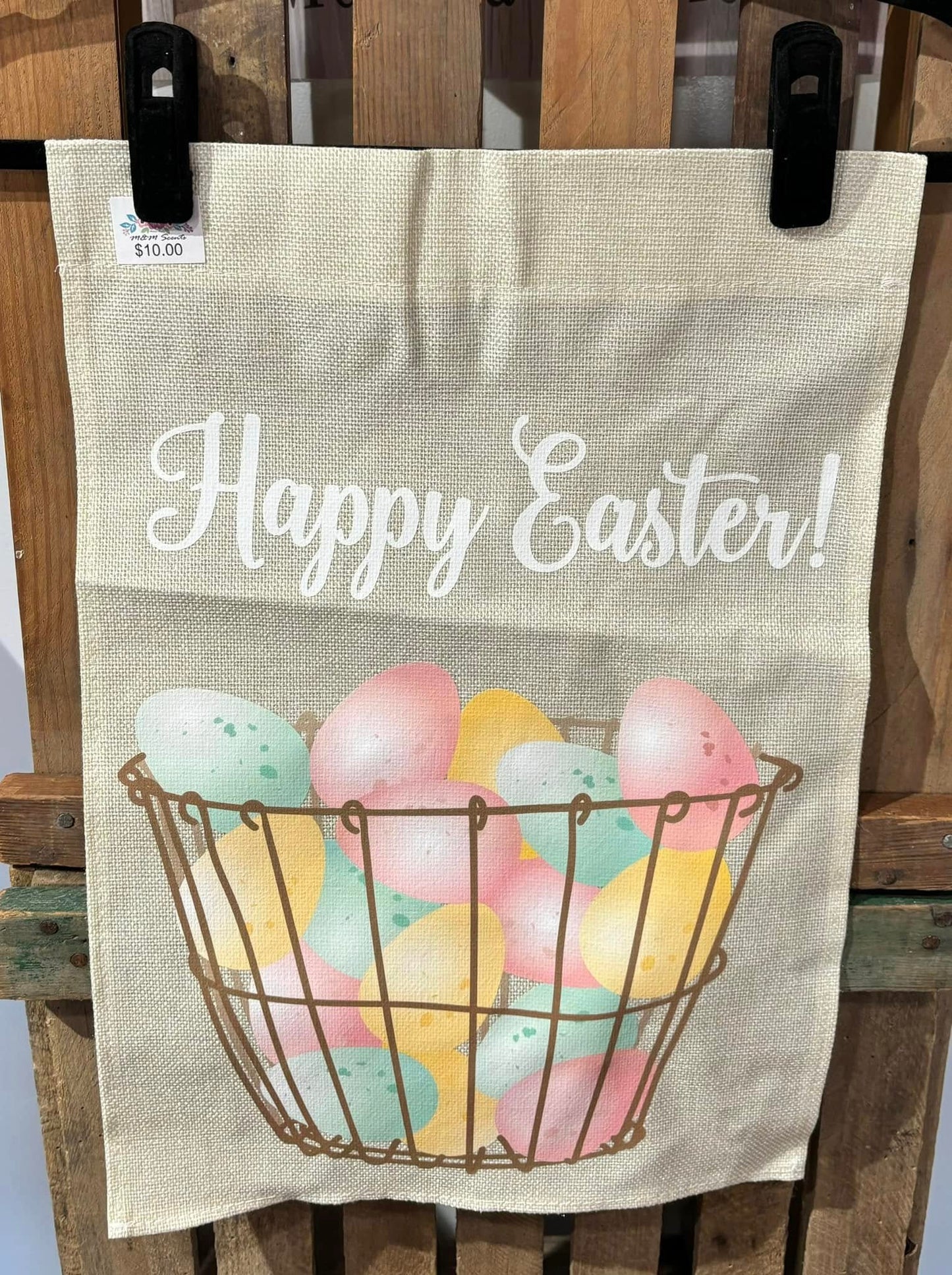 Happy Easter Garden Flag