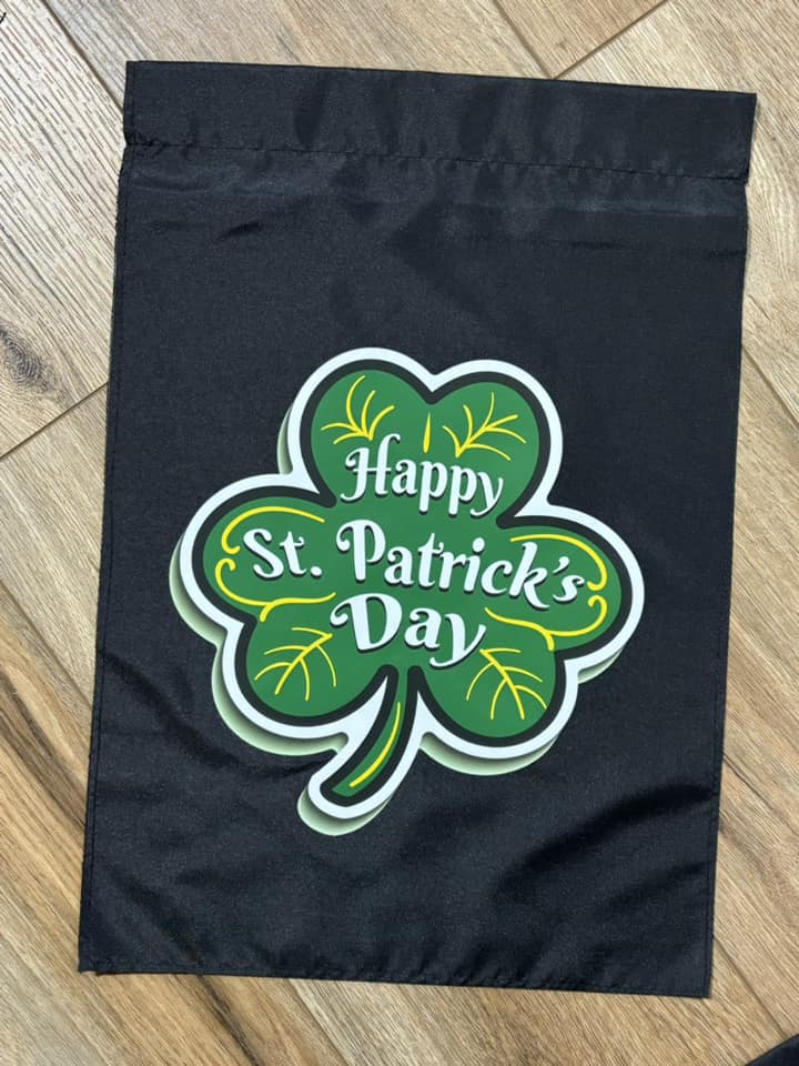 Happy St Patrick's Day Garden Flag