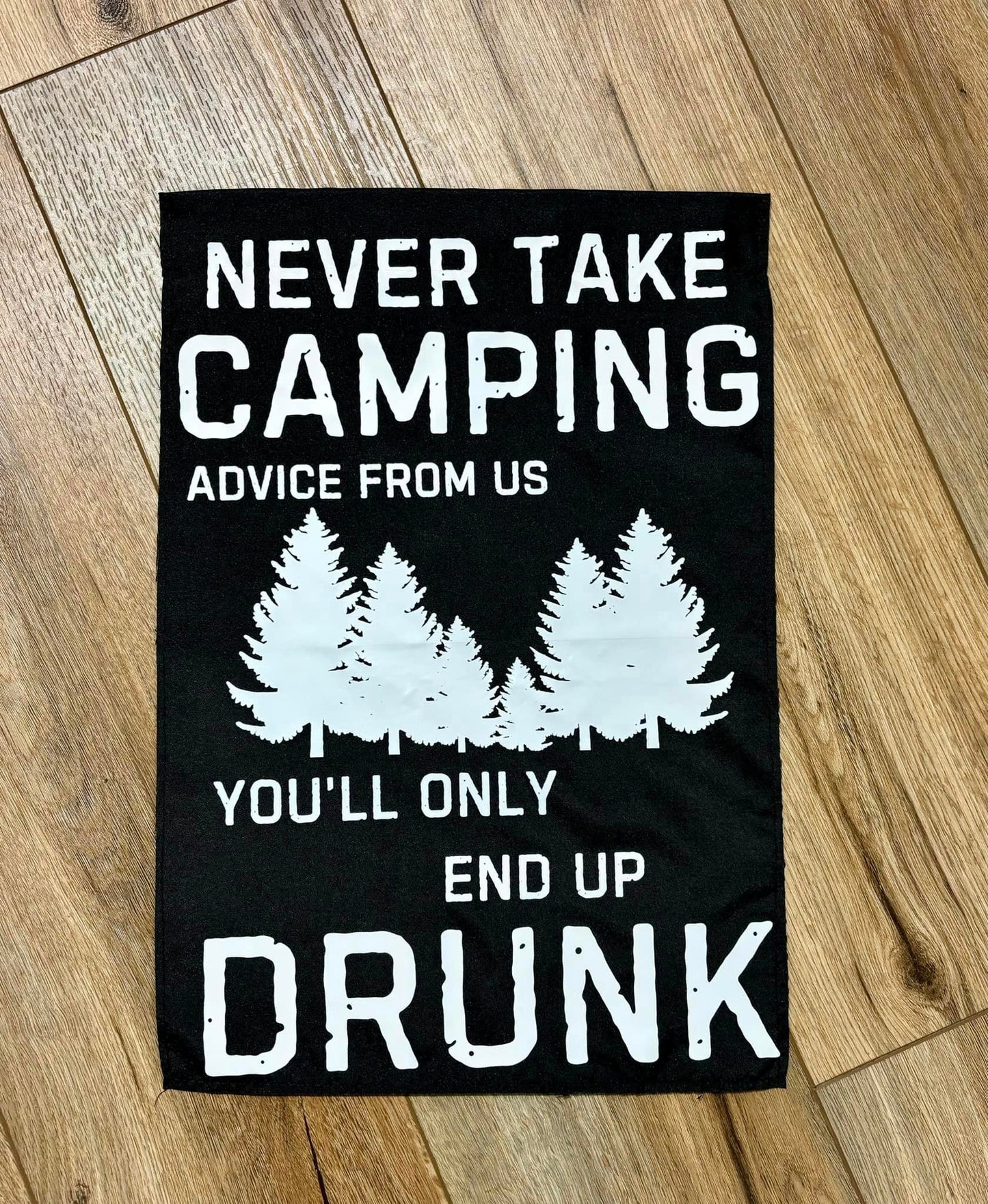 Camping Advice Flag