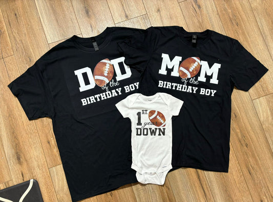 1st Down Birthday T-Shirts