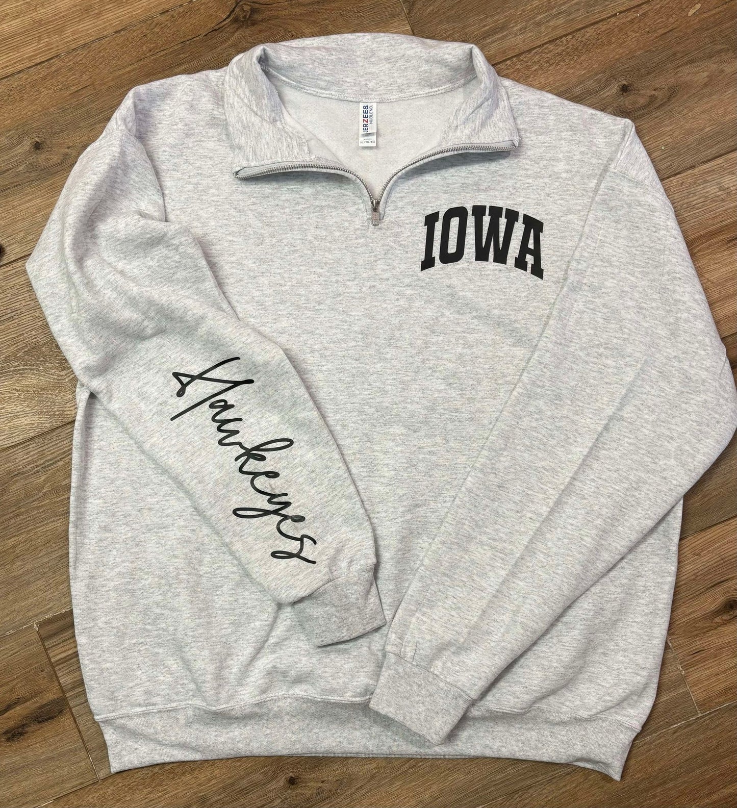 Iowa 1/4 Zip Crewneck