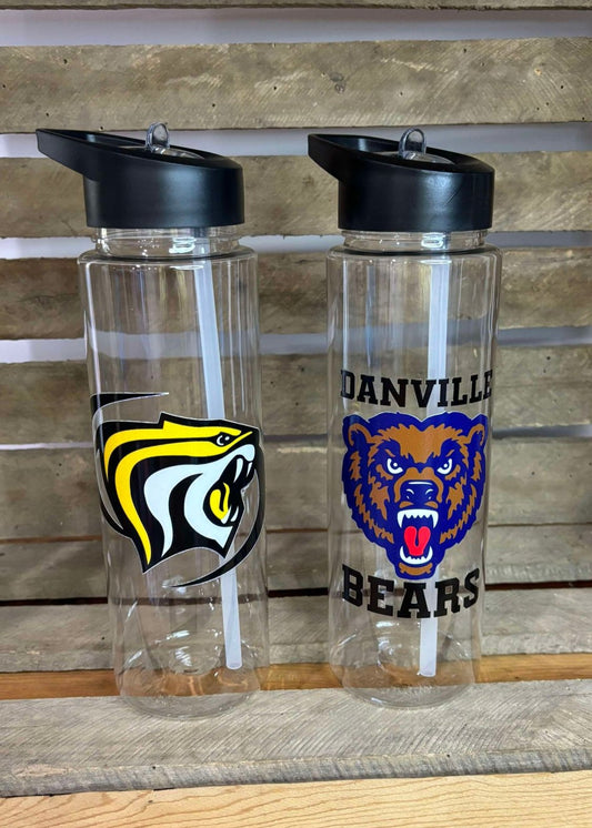 School Mascot Water Bottles