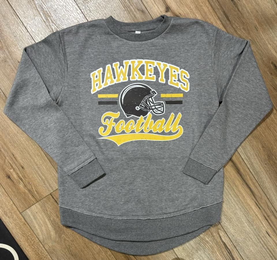 Hawkeyes Football Vintage Style