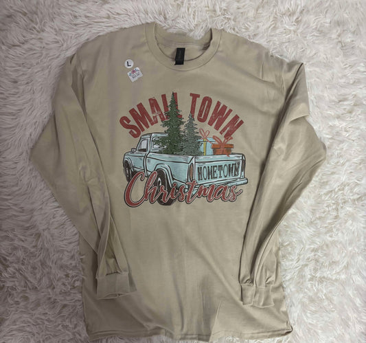 Small Town Christmas Long Sleeve