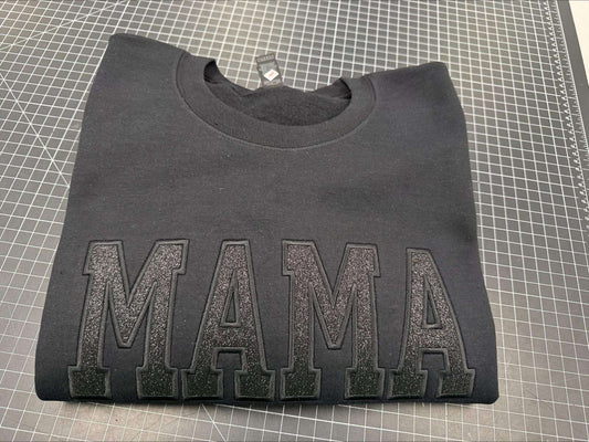 MAMA GLITTER EMBROIDERED