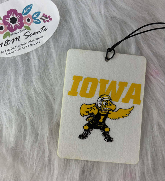 Iowa Wrestling Felt Freshie