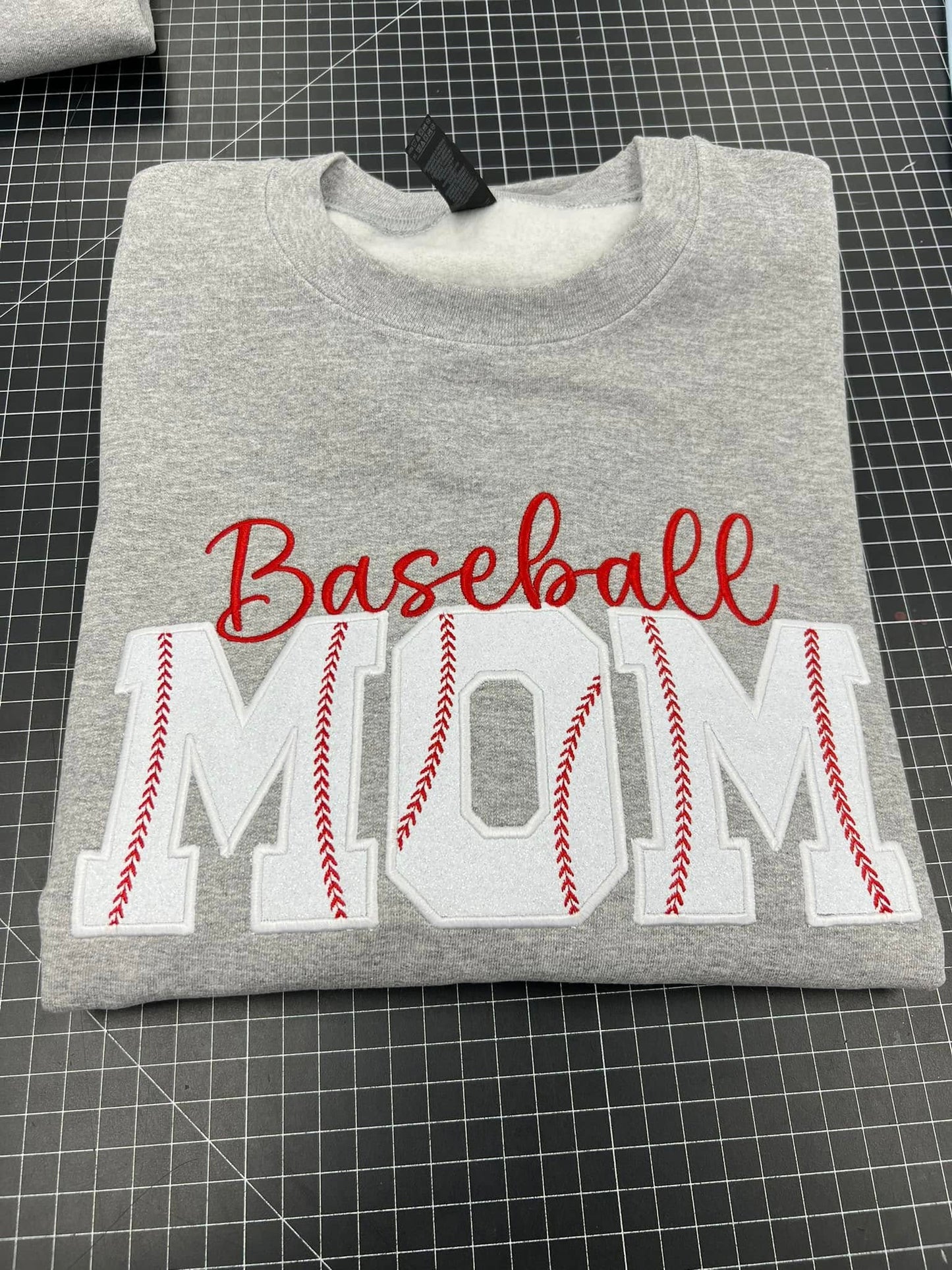 Baseball Mom Embroidery