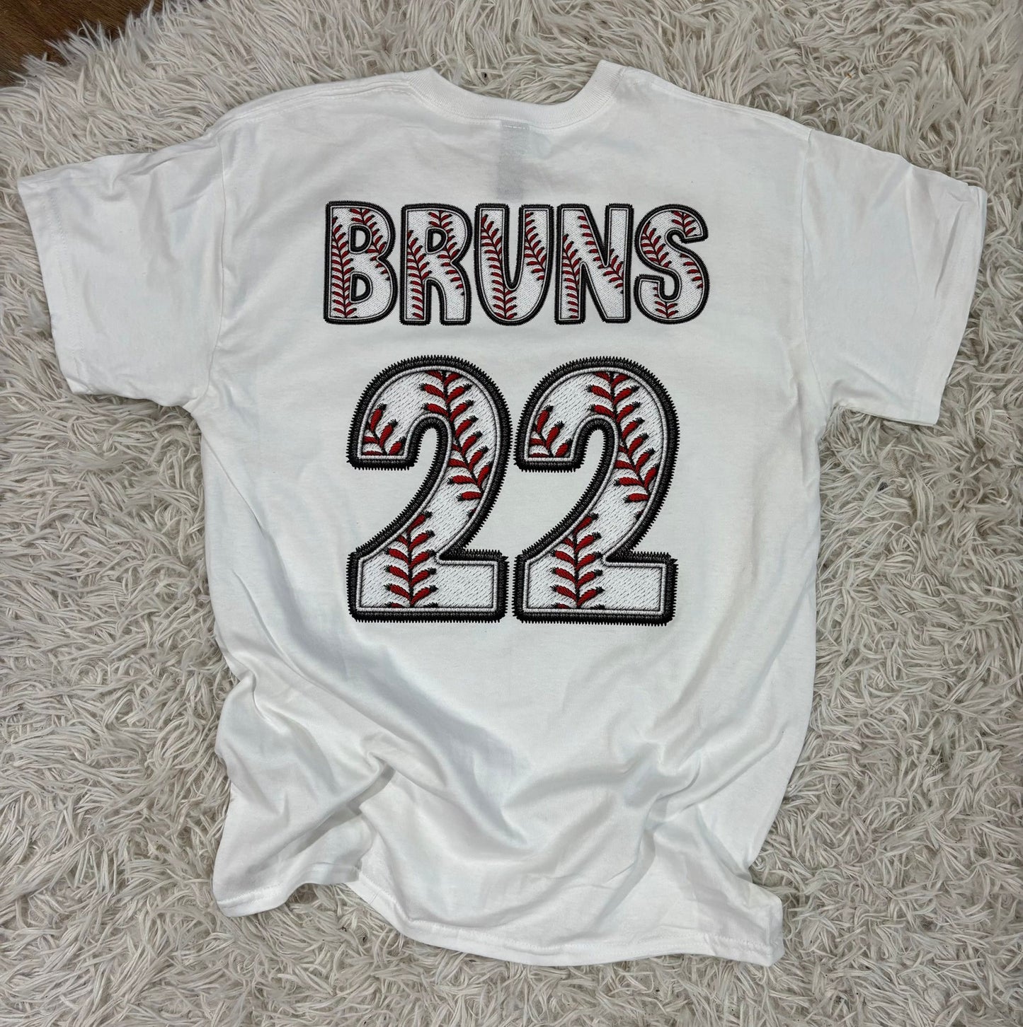 Baseball Letters T-Shirt