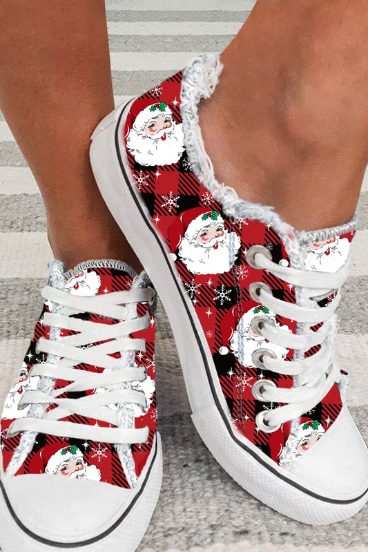 Santa Canvas Shoes