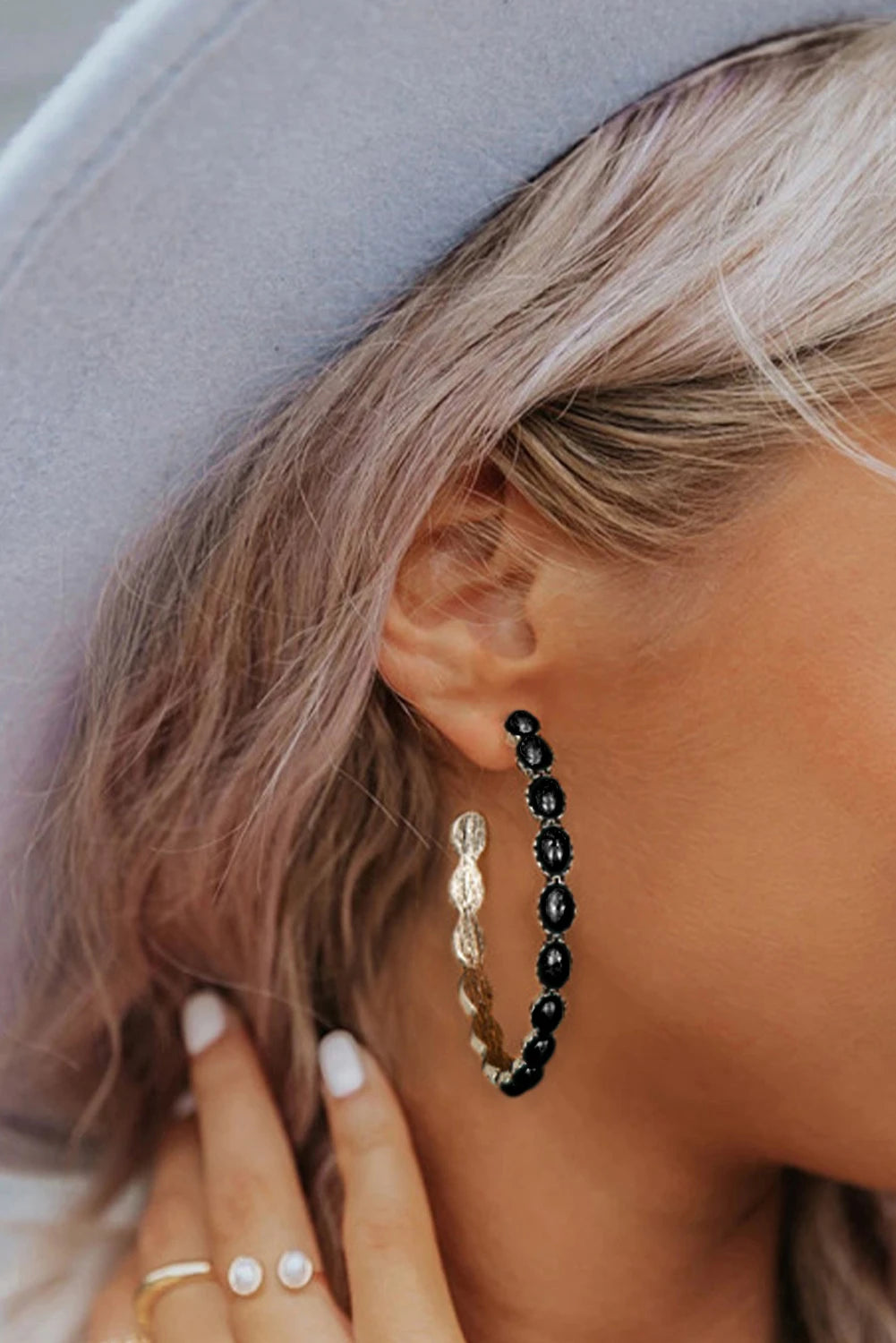 Retro Gem Earrings