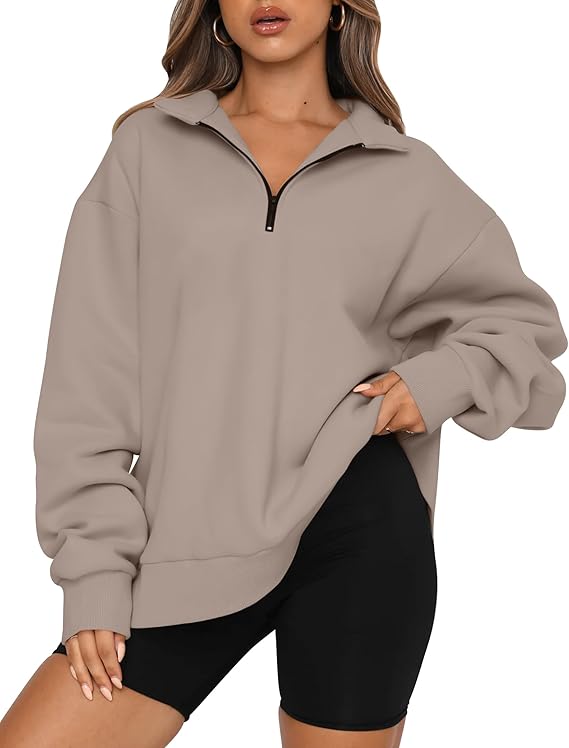 Trendy Queen Half Zip Pullover
