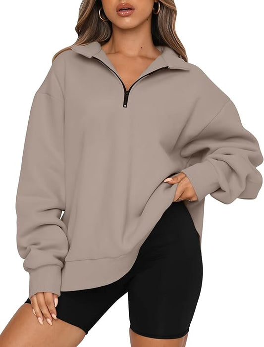 Trendy Queen Half Zip Pullover
