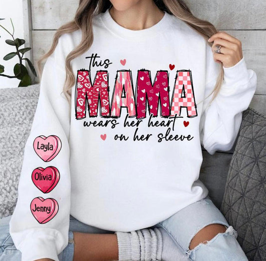 This Mama Wears Her Heart On Her Sleeve