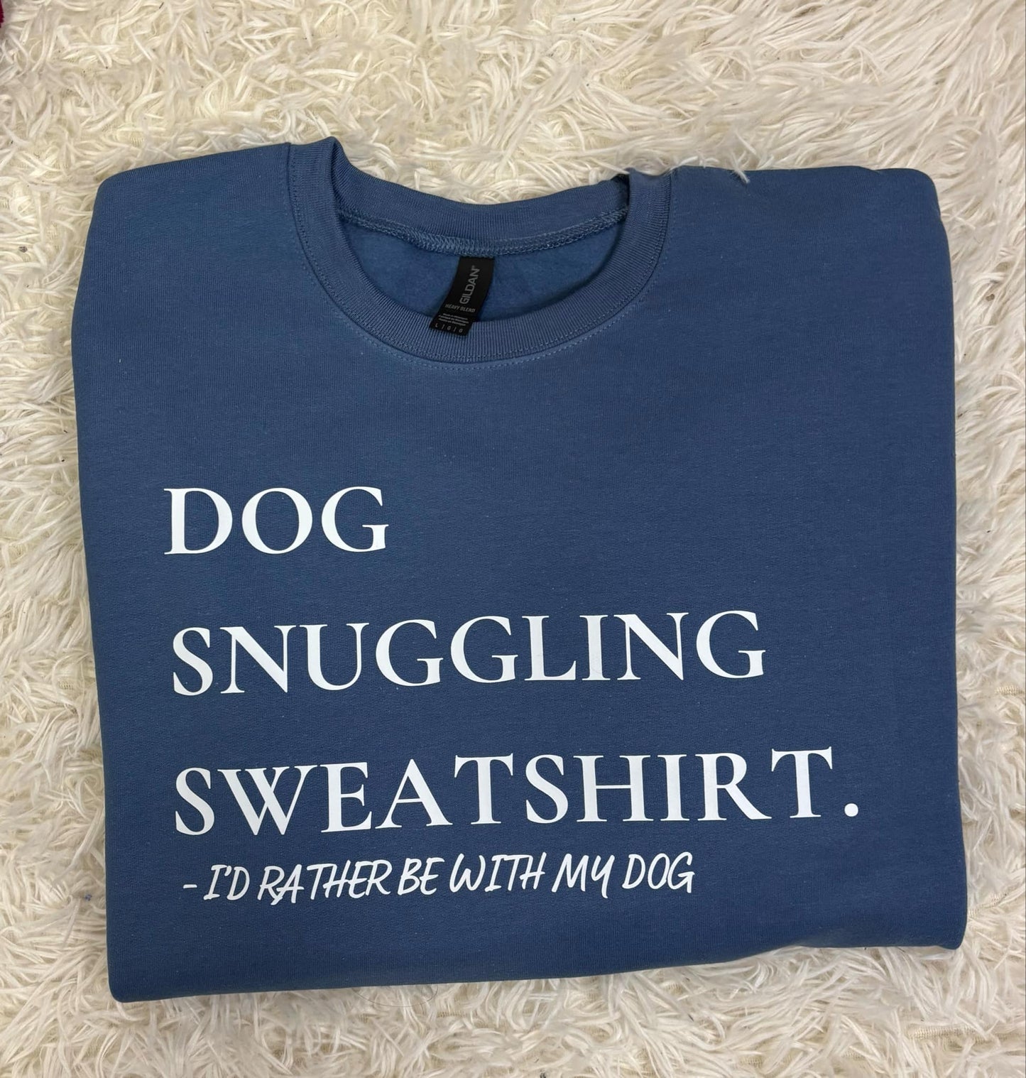 Dog Snuggling Sweatshirt