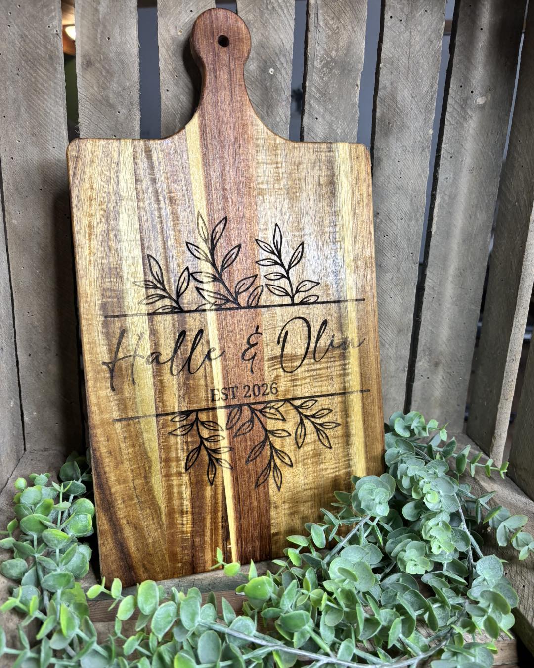 Personalized Engraved Cutting Board