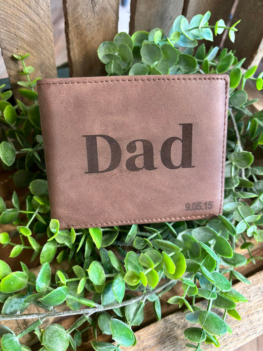 Personalized Leather Wallet
