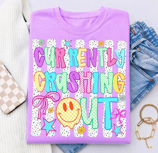 Currently Crashing Out Graphic Tee