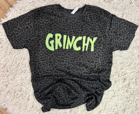 Leopard Glitter Grinchy