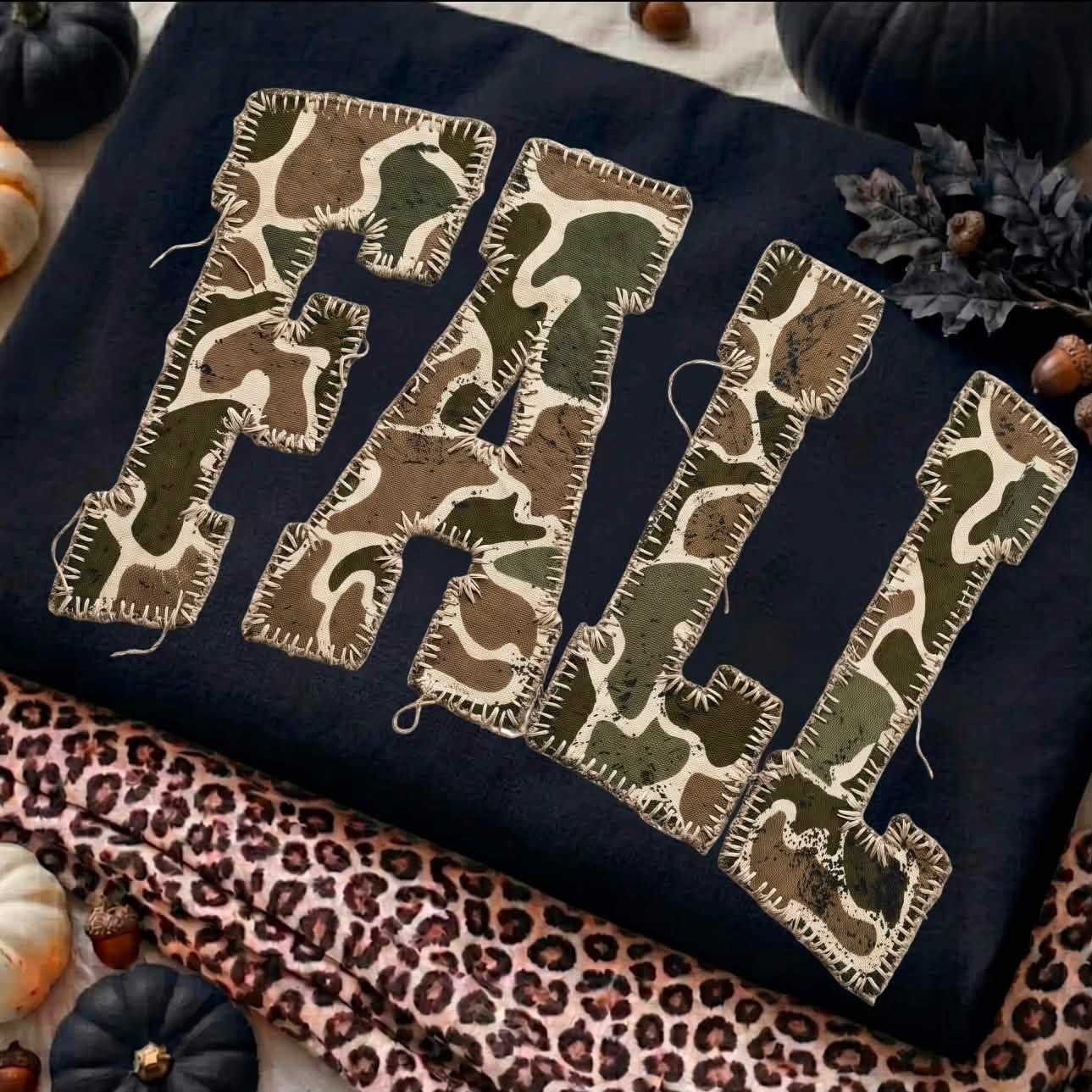 Fall Camo Graphic Tee