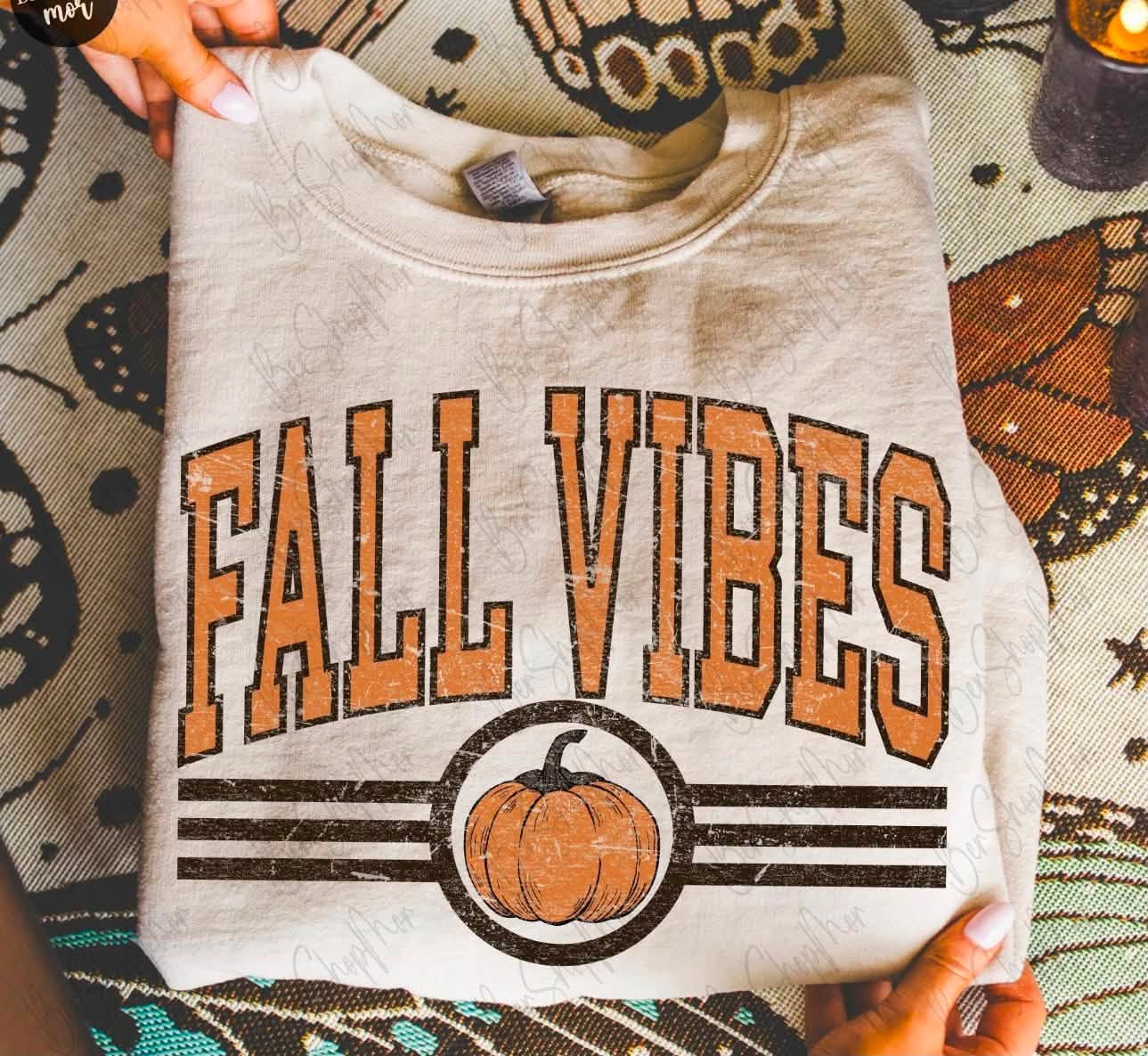 Fall Vibes Pumpkin Graphic