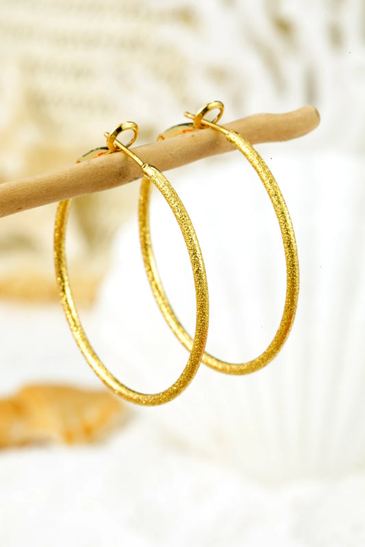 Gold Plated Hoop