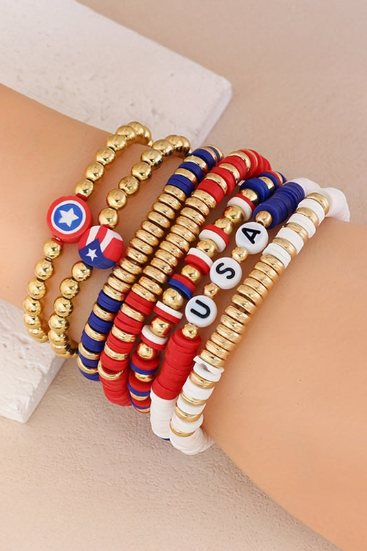 USA Multi Layered Bracelet