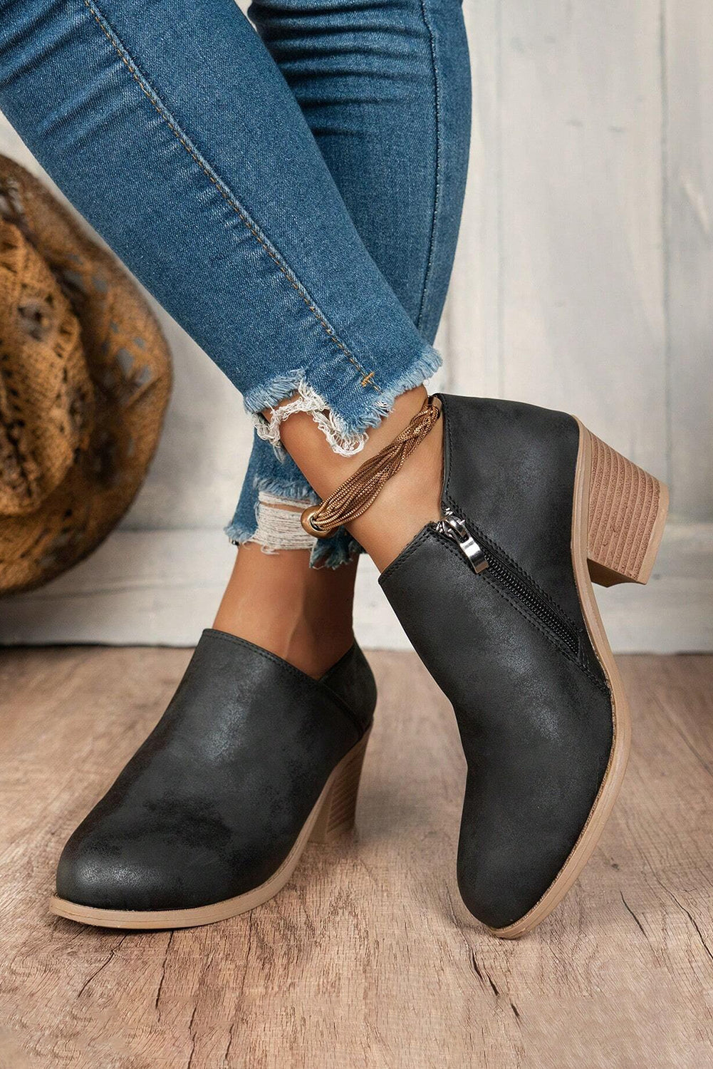 Suede Ankle Boots