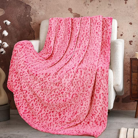 Pink Cheetah Blanket