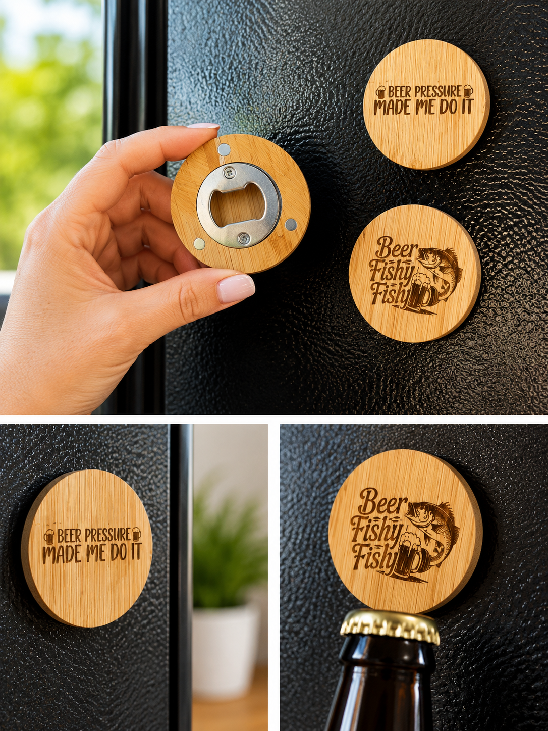 Magnetic Engraved Bottle Opener