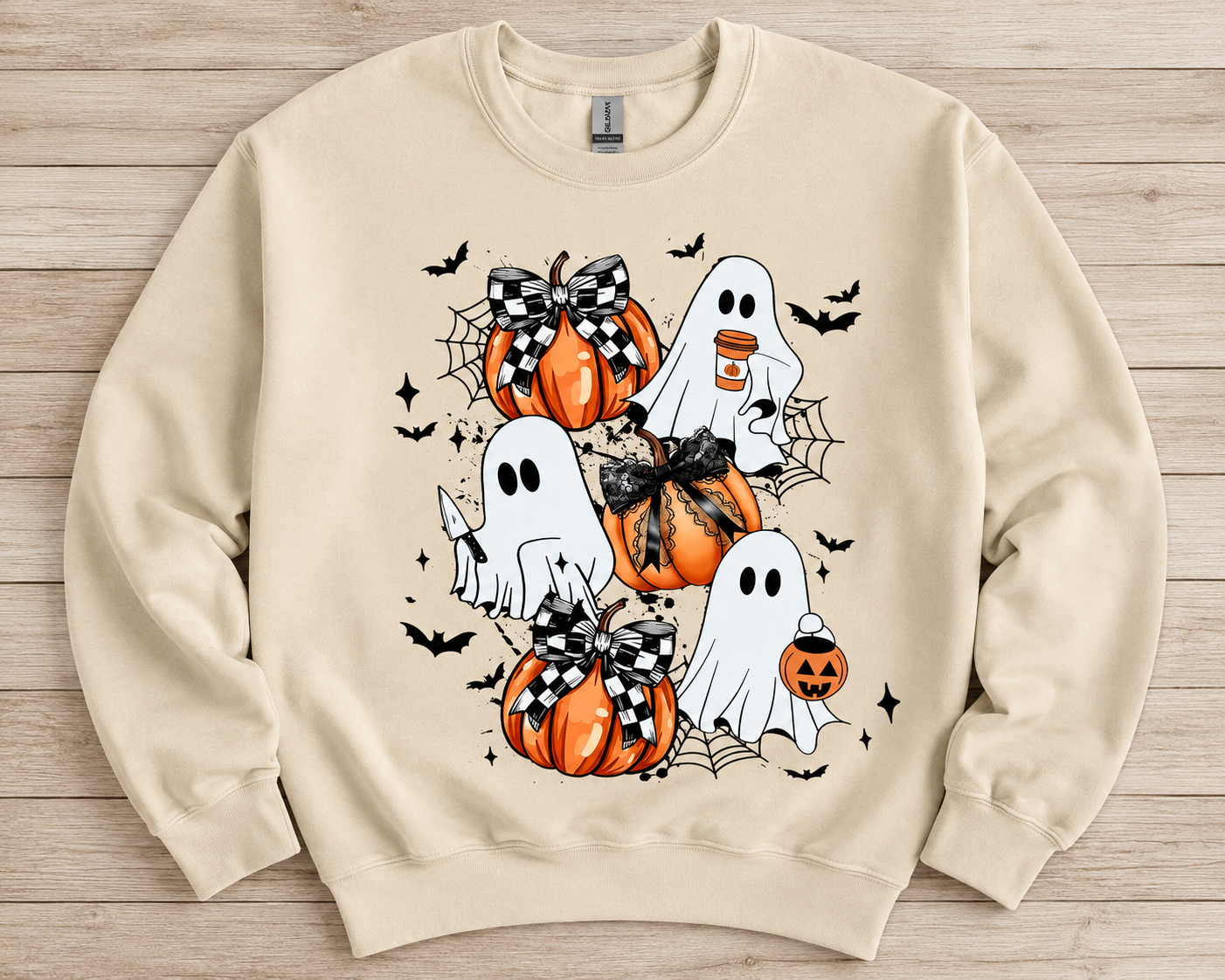 Ghosts & Pumpkins Halloween Graphic