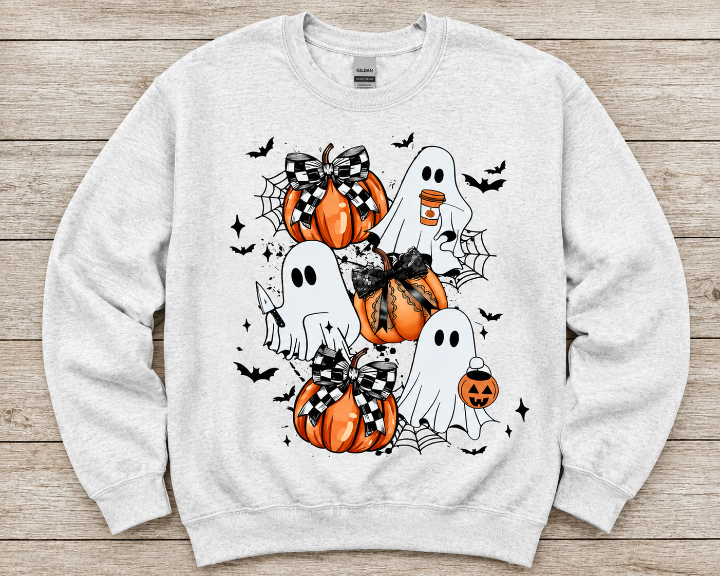 Ghosts & Pumpkins Halloween Graphic