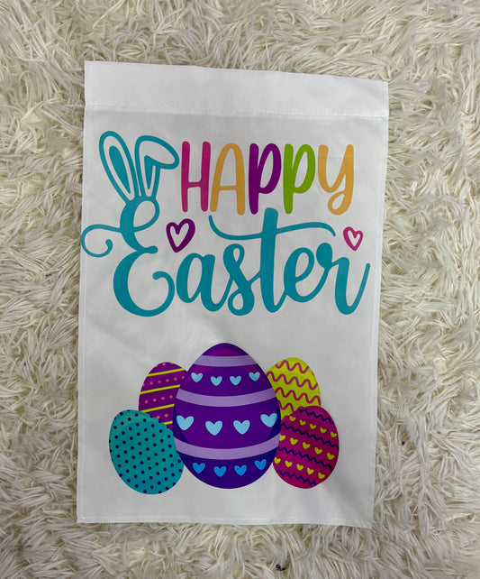 Happy Easter Garden Flag