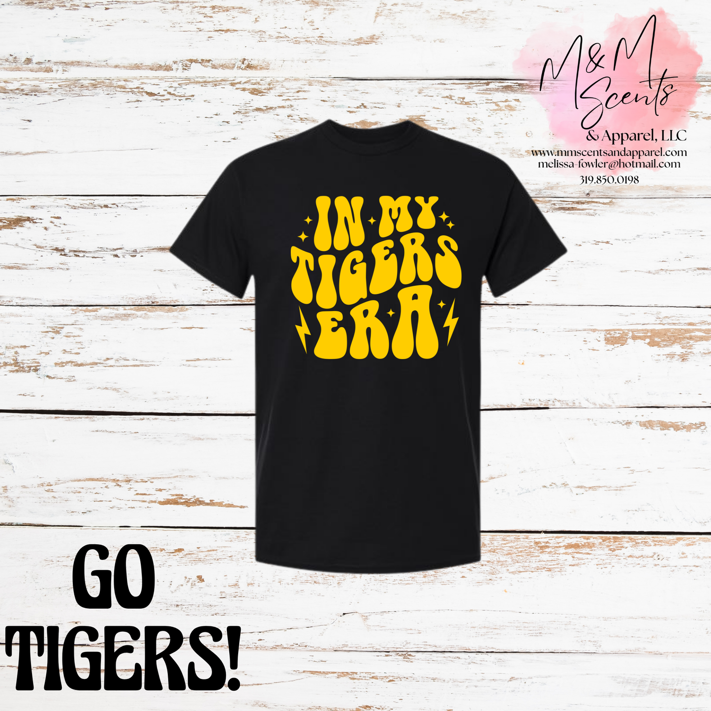 In My Tigers Era Graphic Tee | New London Tigers Retro Spirit Shirt | Multiple Colors