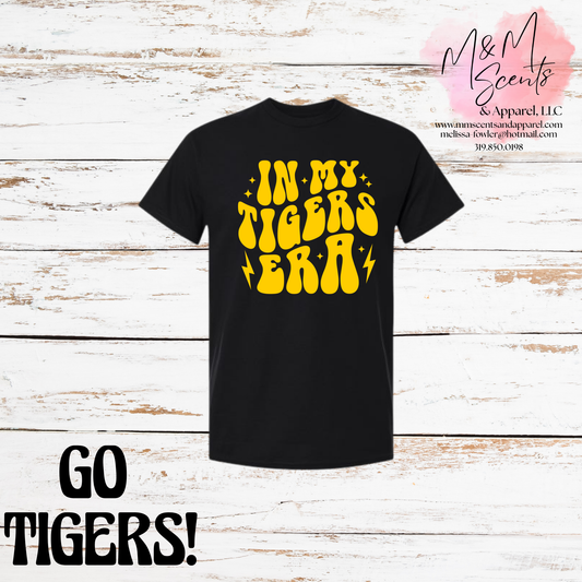 In My Tigers Era Graphic Tee | New London Tigers Retro Spirit Shirt | Multiple Colors